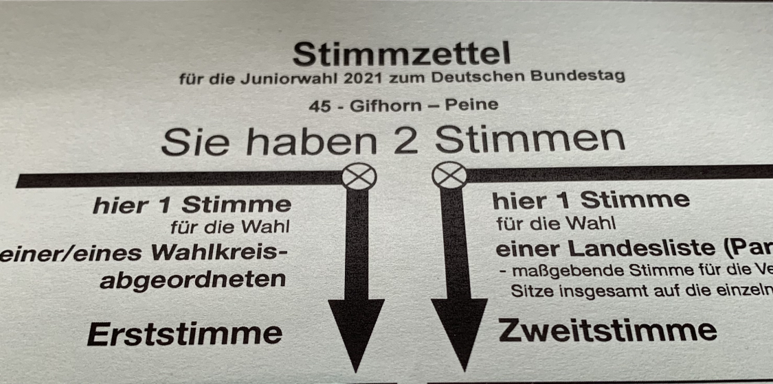 26.9.2021 Bundestagswahl - Juniorwahl der BBS 1 Gifhorn