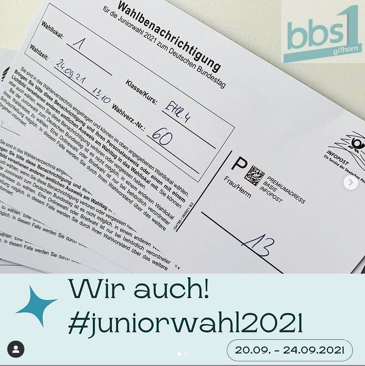 #juniorwahl - Wir auch!