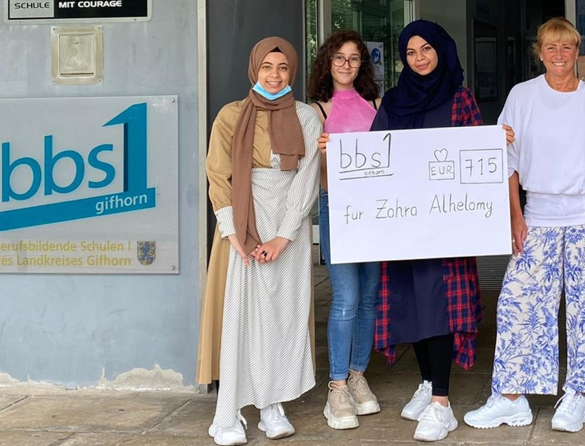 Wir sagen DANKE! (BBS1 -Schüler*innen spenden für ihre syrische Mitschülerin – Fortsetzung)