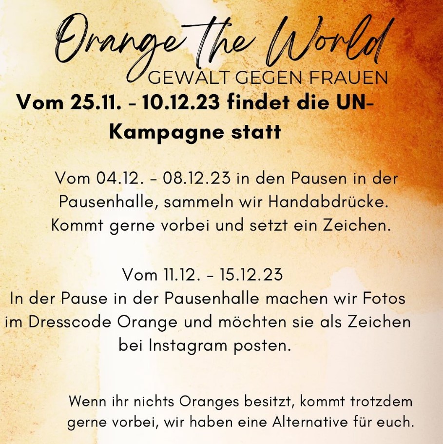 Orange the World