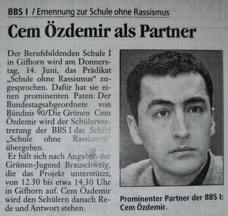 2001.06.07 - Cem Özdemi als Partner - Aller-Zeitung