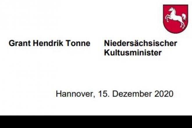Post aus dem Kultusministerium