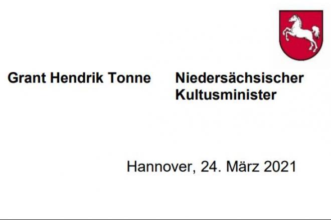 Post aus dem Kultusministerium