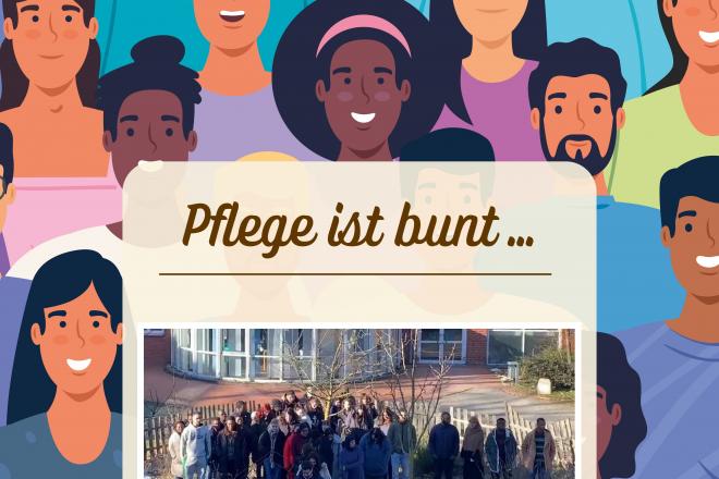 Pflege ist bunt
